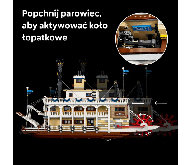 LEGO Ideas 21356 Parowiec rzeczny - 1342321 - zdjęcie 6